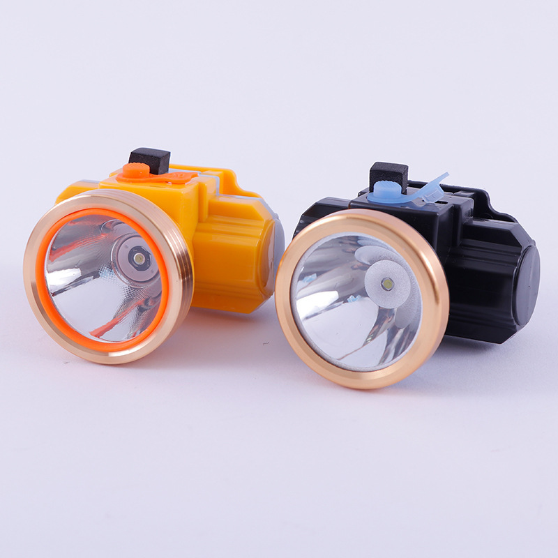 Geyuan Led Charging Outdoor Mining Lamp Night Fishing Lamp Headwear Lithium Flashlight Multi-Gear Strong Lighting Searchlight