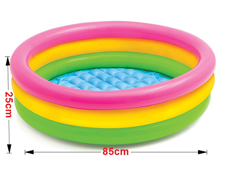 INTEX58924 Cross-border three-ring fluorescent water pool, baby bath pool, indoor children's toy storage basin Application Scenario