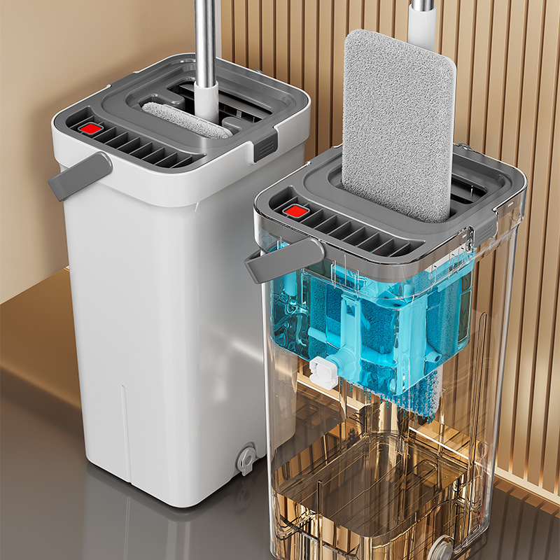 脏污分离拖把免手洗平板家用2025新款一拖净懒人拖地神器干湿分离