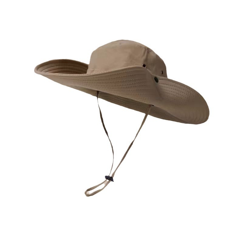Hat For Men Summer Sun Protection Mountaineering Fisherman Hat For Men Outdoor Large Overhang Fishing Shade Headwrap Cowboy Hat For Men Item Picture
