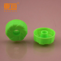 JMCL2510 Green Block wheel buckle wheel Plastic wheel toy wheel