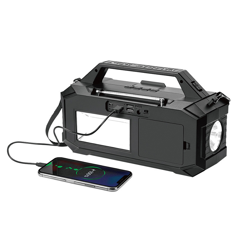 Portable Plug-In Card Speaker Home Outdoor Karaoke Bluetooth Speaker External Antenna Usb Charging Cable Audio Nv-8963 details Picture