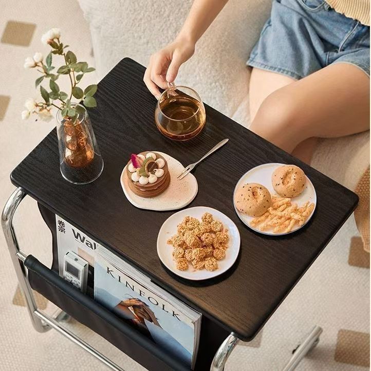 Cross-border supply, living room, mobile small coffee table, corner table, study, computer desk, writing desk, sofa, U-shaped side table Specification image