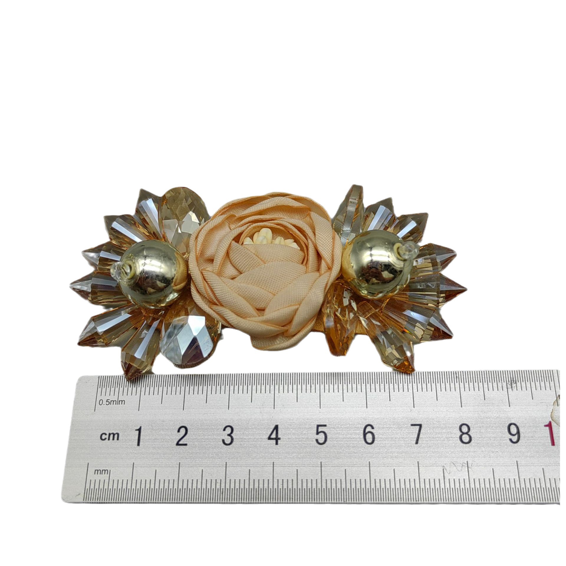 Wholesale One-Line Shoes Flower Hand Stitched Beads Shoe Accessories Bag Hat Accessories Sandals Slippers Materials Decorative Accessories Item Picture