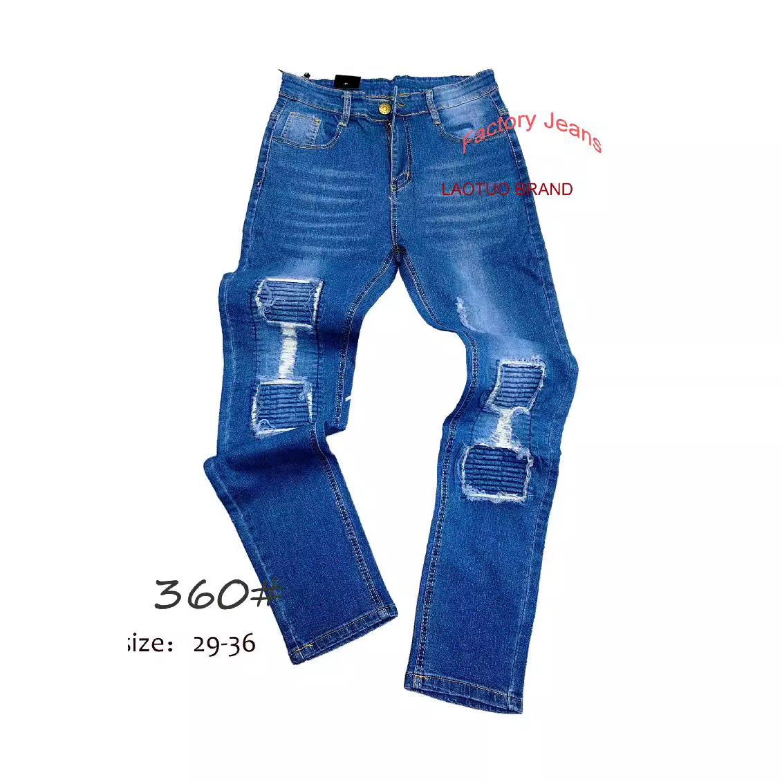 Men's summer jeans wholesale factory export style high-quality men's jeans jeans fashion Item Picture