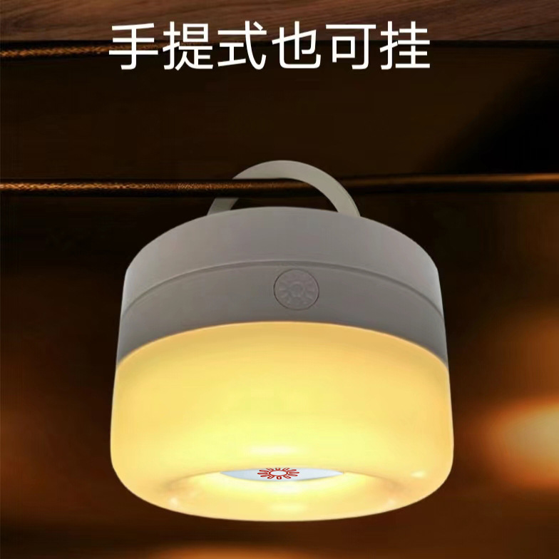 Wholesale manufacturer of creative USB charging, colorful atmosphere LED camping mini bedside night lights and baby feeding lights Specification drawing