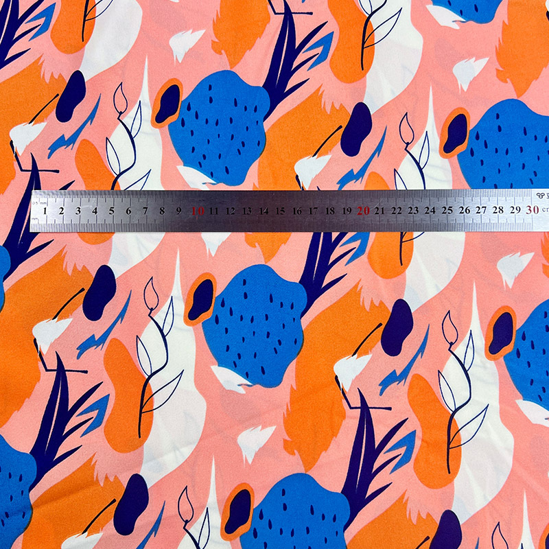 Four-sided patterned printed clothing, dress fabric, export clothing, T-shirts, accessories, bags, tie-dyed fabric 1 pic 15