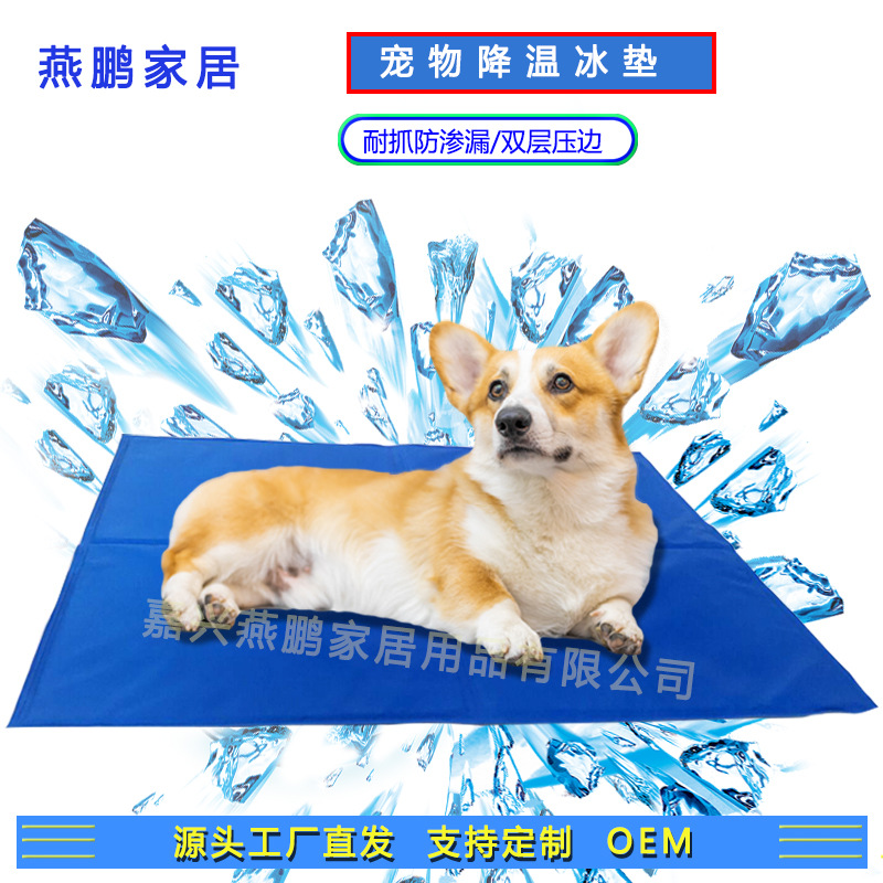 厂家直供宠物冰垫夏季凝胶车载凉垫降温凉席散热睡垫清凉猫狗窝垫