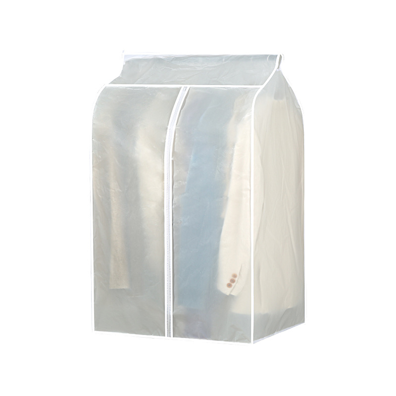 Clothing Dust Cover Household Transparent Washable Hanging Bag Wardrobe Dust Proof Moisture-Proof Coat Dust Cover Suit Bag Item Picture