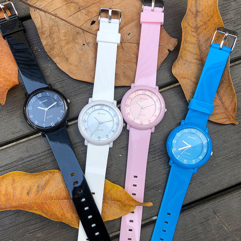 New pointer watches, trendy and simple, children's waterproof, exam quartz, student silent electronic watches wholesale