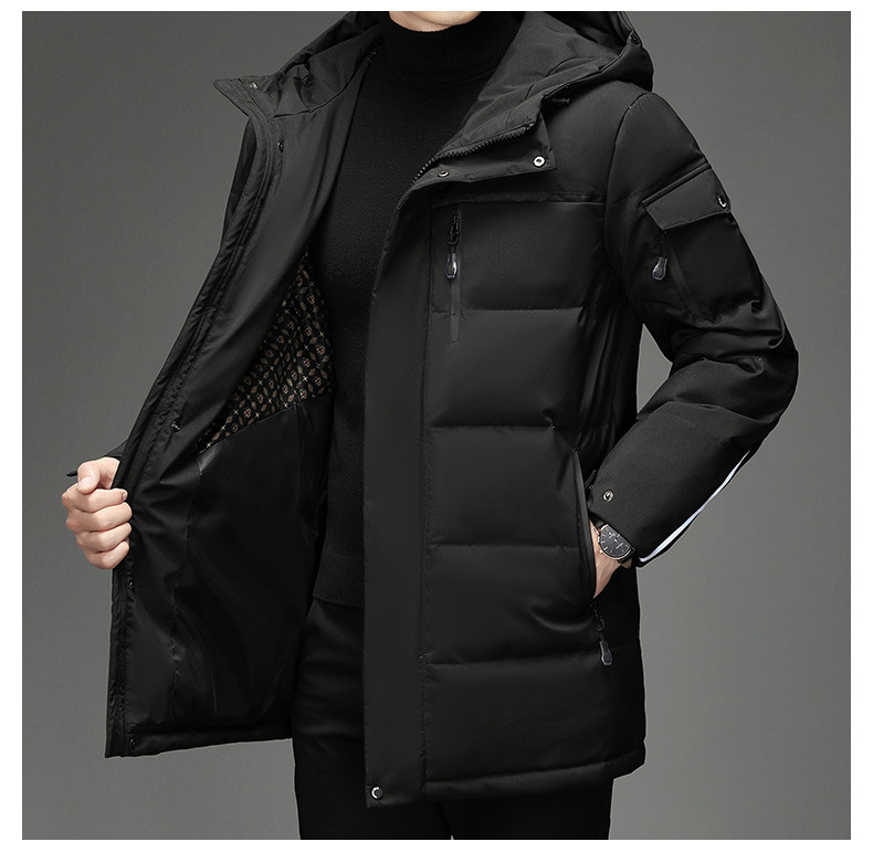 New manufacturer wholesale club thickened down jackets for men, fashionable outdoor cross-border down workwear, Korean version pic 9