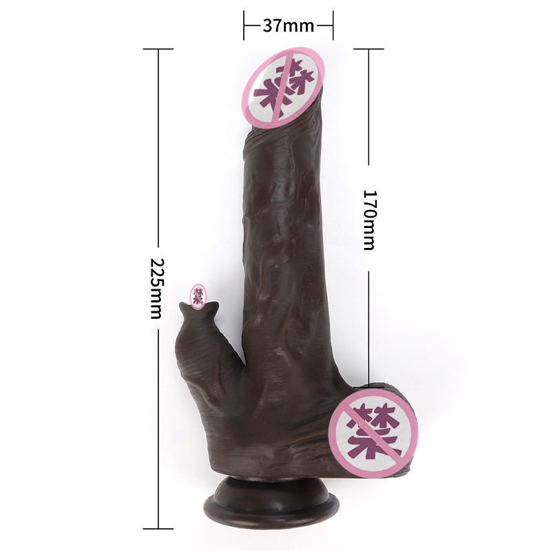 Tongue licking silicone simulated genitalia female masturbator sex toy bombshell toy Specification drawing
