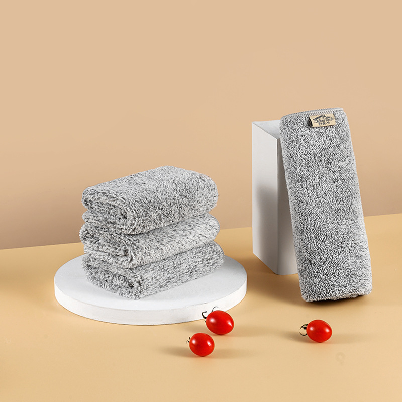 The manufacturer supplies bamboo charcoal cleaning cloths, kitchen degreasing dishcloths, microfiber cleaning cloths, and thickened absorbent dishcloths Item Picture