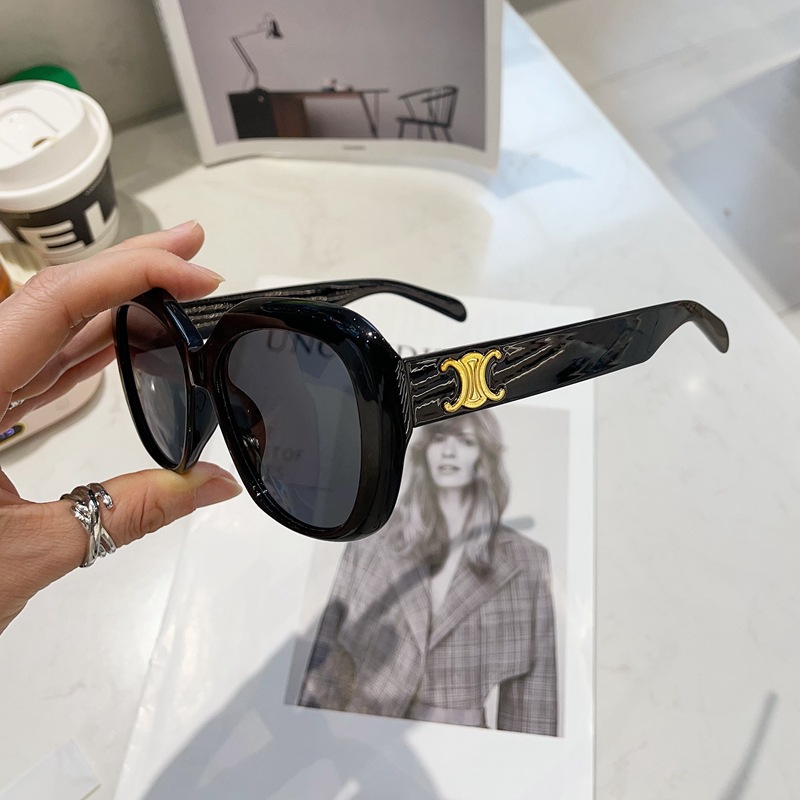 The new Triumph Gate polarizing glasses, retro and unique cat-eye sunglasses, the same style as the popular street photography UV-resistant sunglasses details Picture