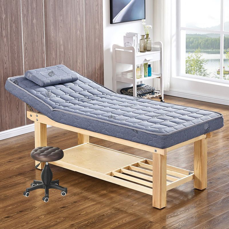 Solid wood latex beauty bed, special massage bed for beauty salons, massage therapy bed, tattoo body care bed, ear-picking bed, spa Specification image