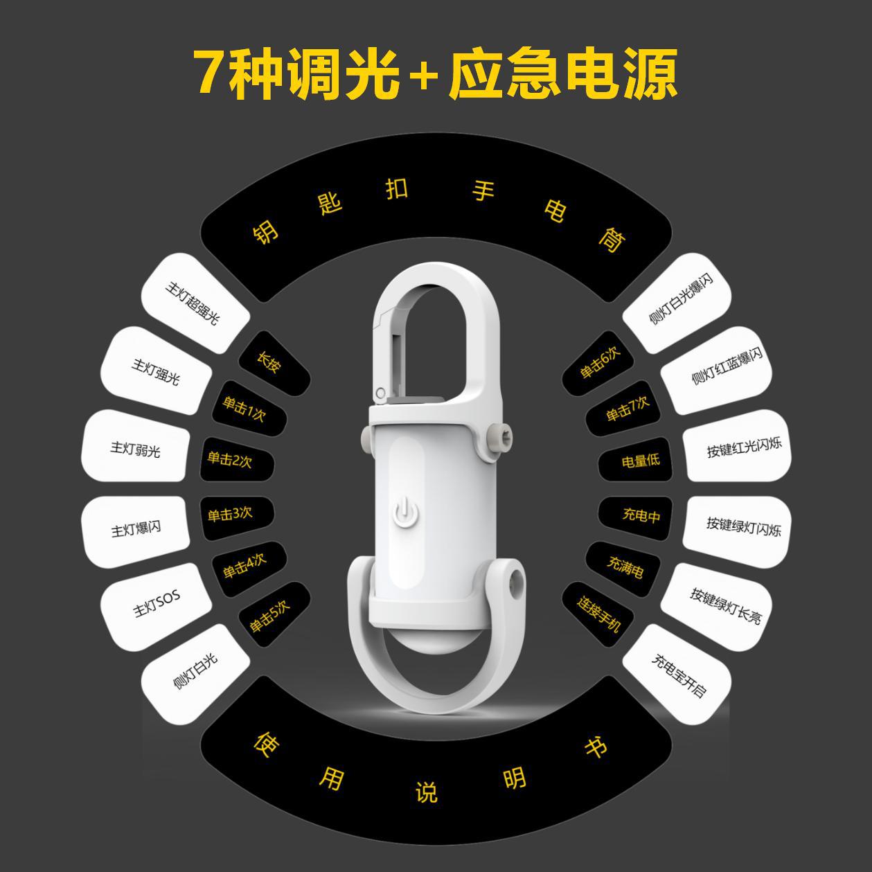 Key Chain Flashlight Waterproof Lighting Item Picture
