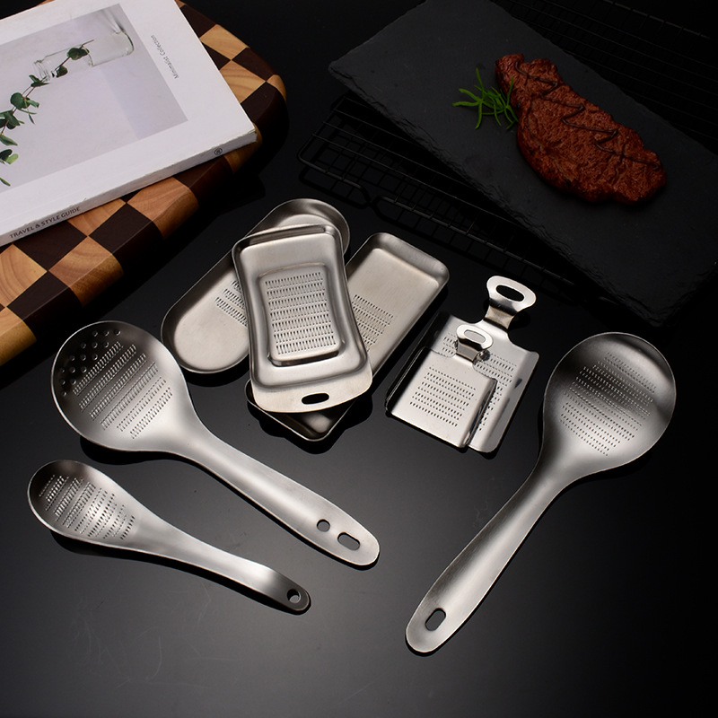 430 Stainless Steel Household Garlic Grinder Garlic Puree Ginger Grater Ginger Grinder Mustard Grinding Kitchen Gadgets