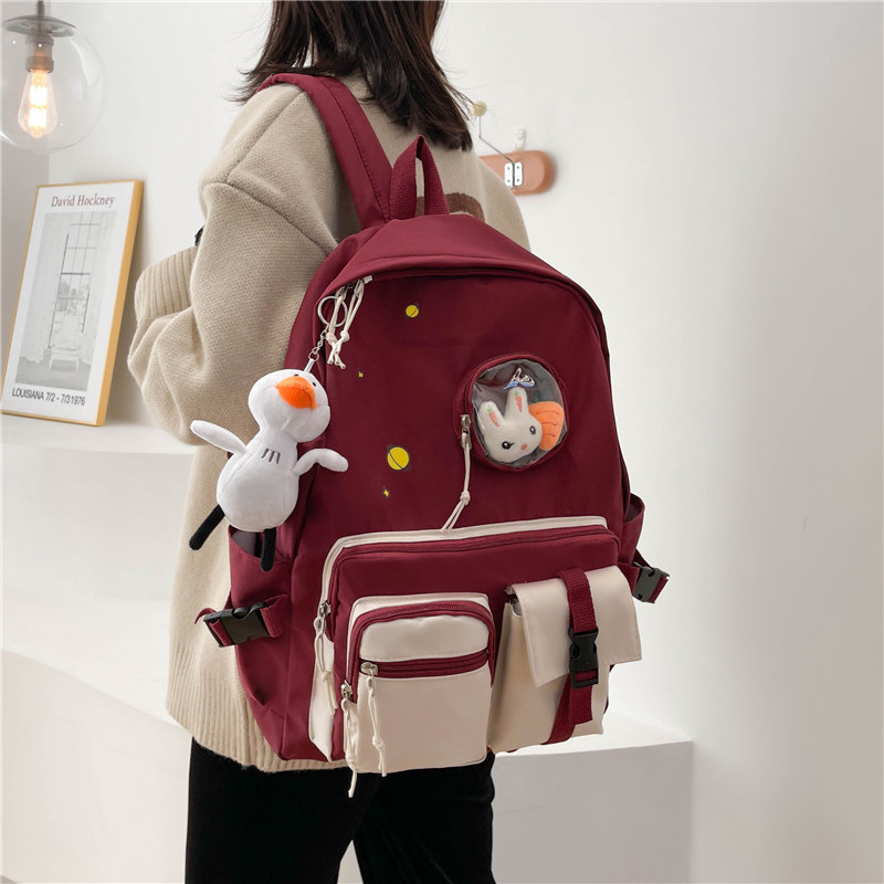 Backpacke Nylon cloth bags Backpack SchoolBags explosion-style Large quantity discount Wholesale customization welcome consulting, ordering! full figure