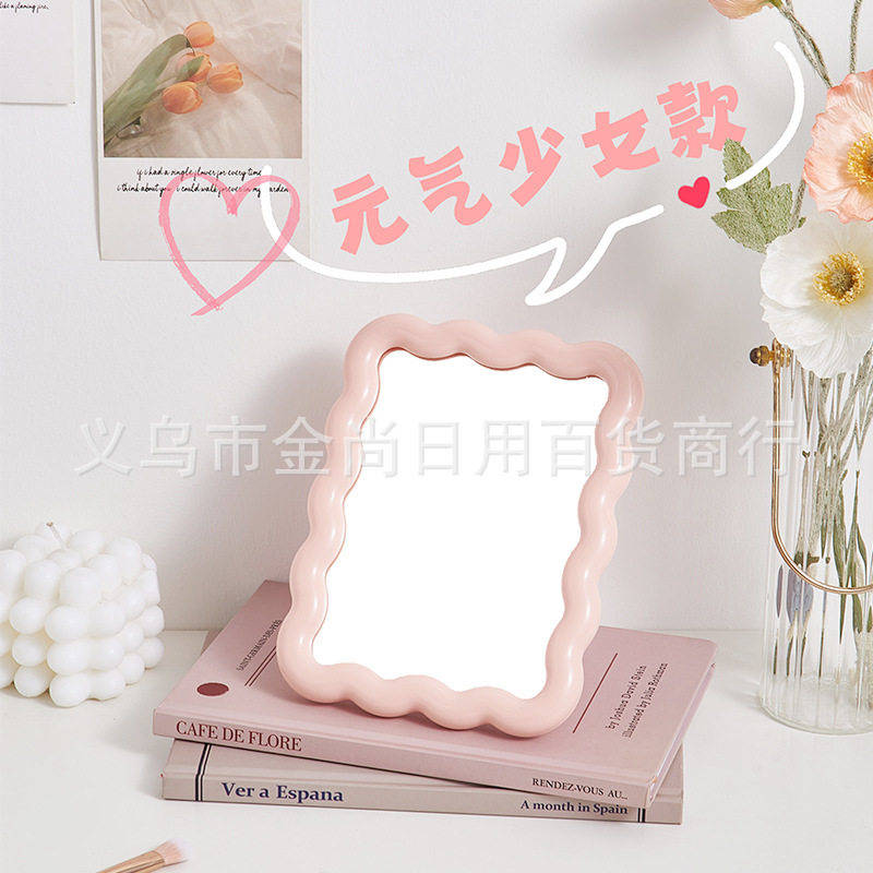 镜子/美容镜塑料/木镜子/镜子工艺品/软镜子细节图