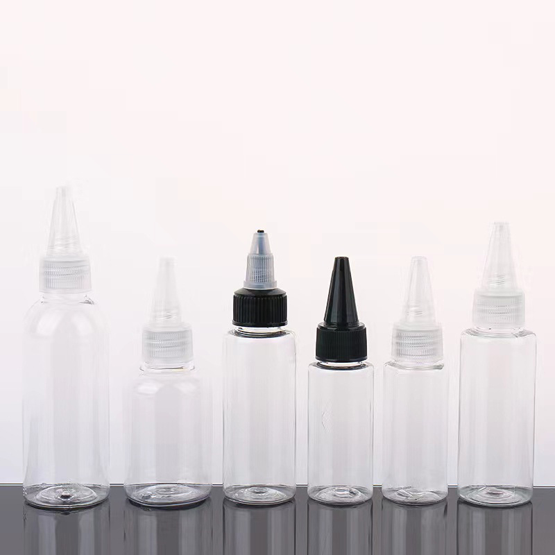 Squeeze Bottle Color Mixing Bottle Emulsion Pigment Dispensing Bottle Clear Plastic Tip Bottle Pet Plastic Bottle details Picture