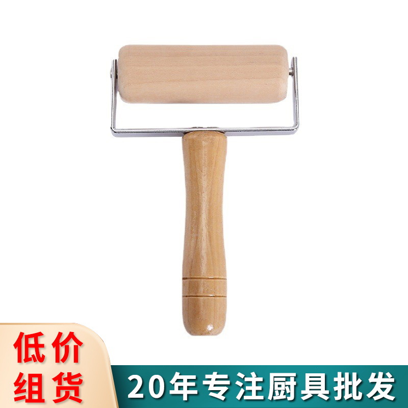 厨房工具木质滚轮擀面杖木质滚轴双头单头擀面杖擀饺子皮面条工具