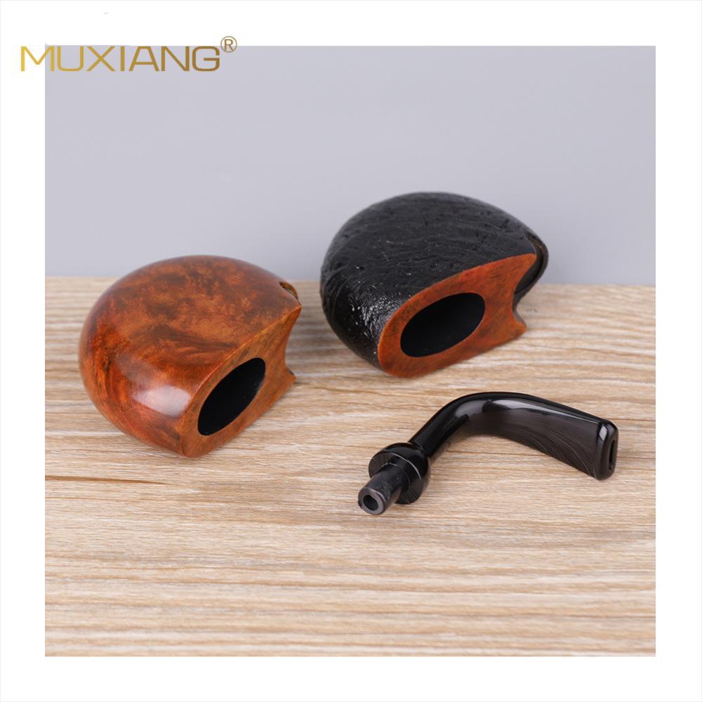 木香石楠木烟/跨境口袋手工/木质烟斗白底实物图