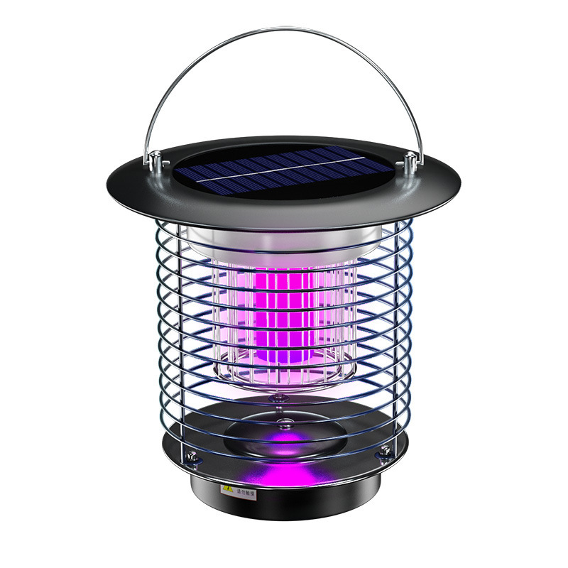 户外太阳能灭/灭蚊灯/太阳能灭蚊灯白底实物图