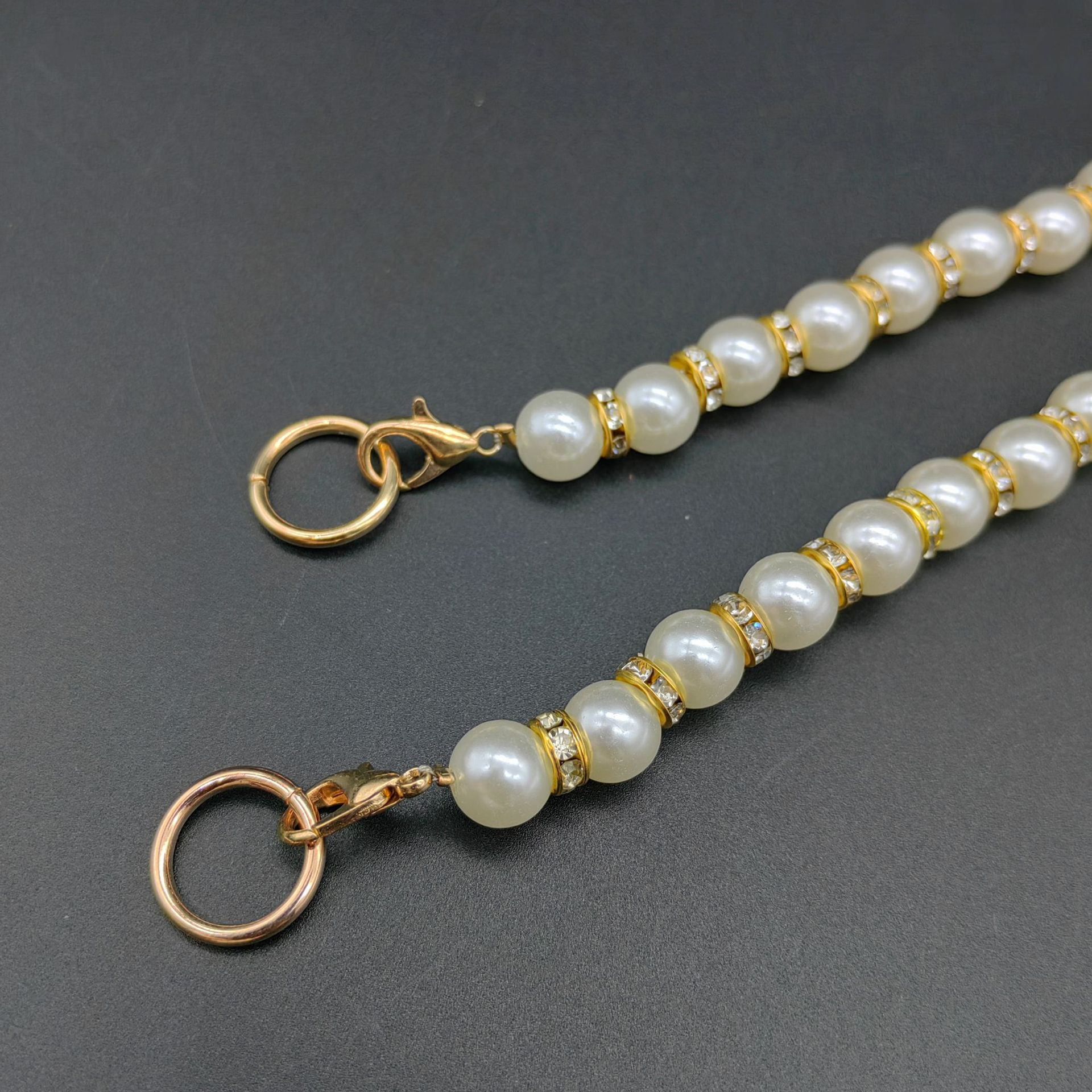 Manufacturers Direct Pearl Chain Handbag Chain Accessories Mobile Phone Case Pendant Diy Handmade Accessories Accessories Specification drawing