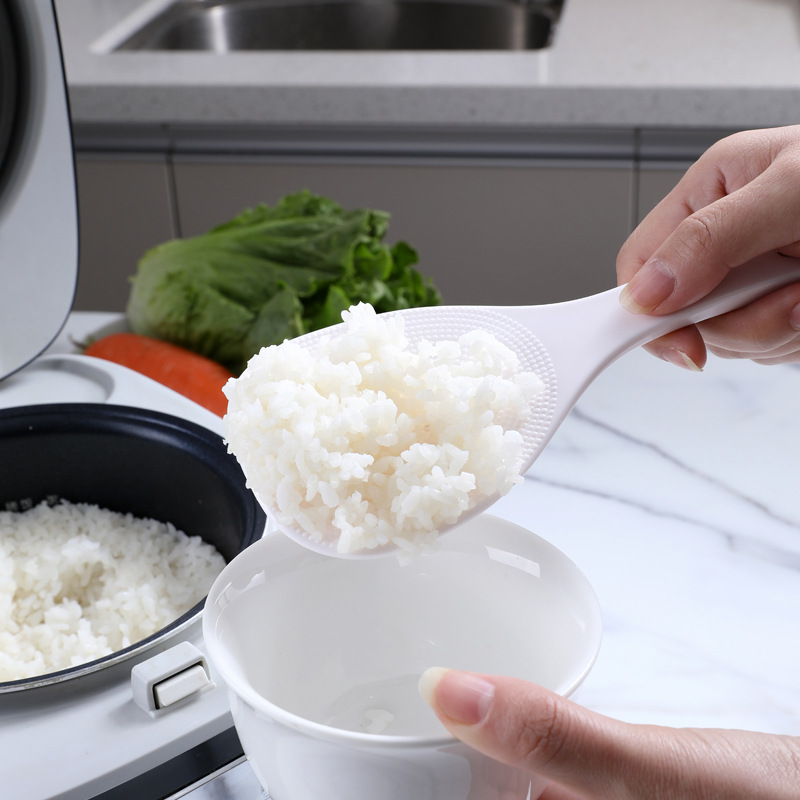 Simple Style Household Plastic Rice Spoon New Kitchen Non-Stick Rice Spoon Household Rice Cooker Rice Spoon details Picture