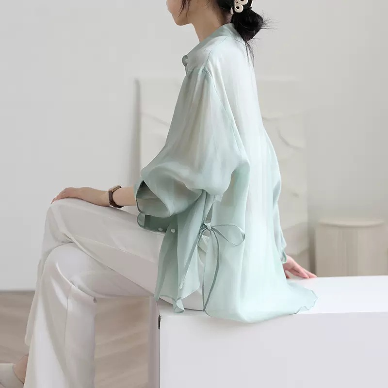 防晒衣实物图