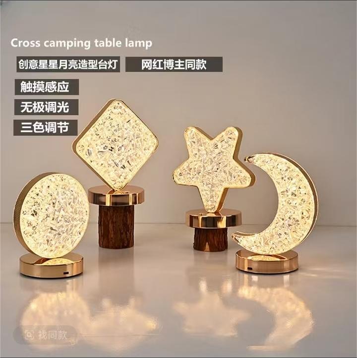 跨境爆款小夜灯装饰台灯卧室氛围灯台灯床头高级感创意礼物拍拍灯