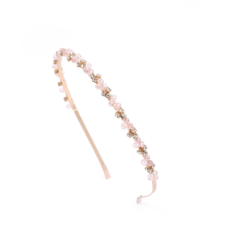 New hairband, a popular forest-themed girl headband with an ins style, Korean pearl and diamond hairband headwear wholesale, domestic independent other hair accessories Item Picture