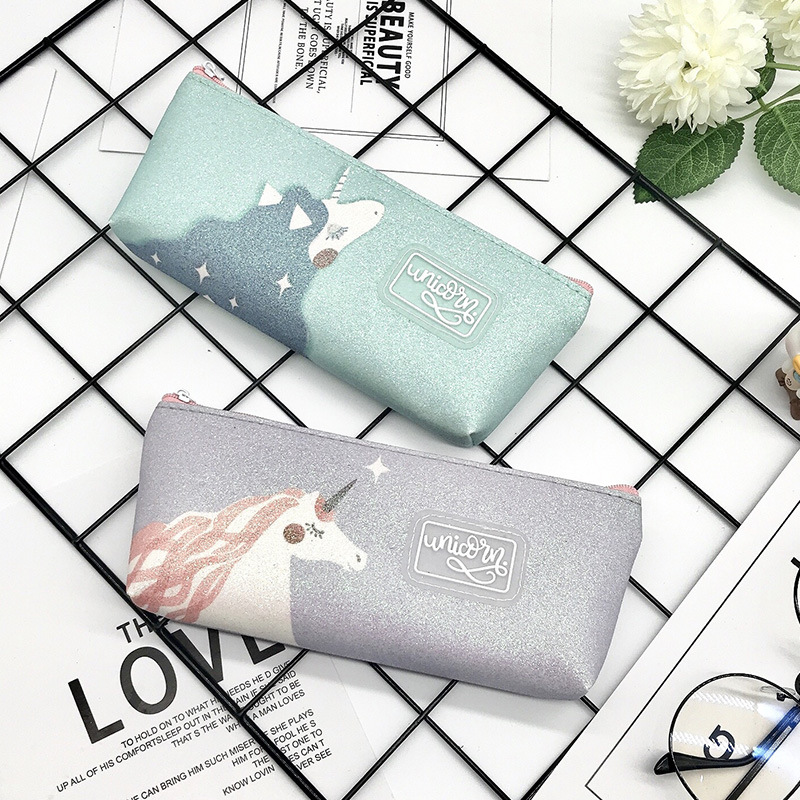 Creative pen case, simple animal, primary school student pen case, fixed pen box, stationery bag, men's and women's stationery box, pencil case, canvas Specification image