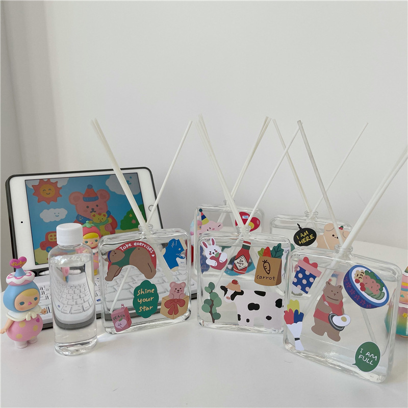 韩国ins清新藤条香薰精油室内持久留香除异味装饰花瓶工艺品礼品详情3