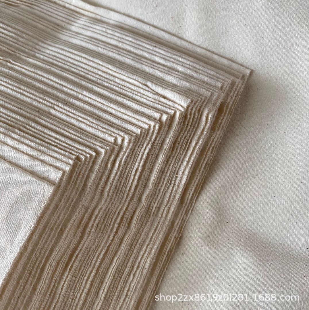 白布坯布白棉布涤棉涤纶涂鸦画布服装立裁扎染布料加厚坯布批发产品图