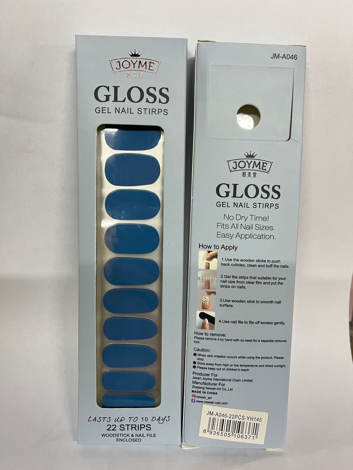 JOYME nail stickers are waterproof and do not require a test. They are solid color nail stickers. 22 stickers are soft, fit well and do not lift your makeup details Picture
