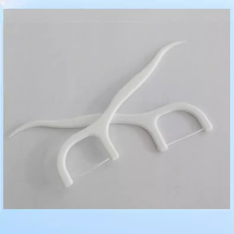 The manufacturer sells 100 bagged dental floss sticks of "Chi Xiao Er" and wholesale of disposable high-molecular dental floss ranging from 400D to 600D details Picture