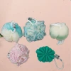 Color-blocking multi-color bath balls, high appearance level, large size, no scattering of bath flowers, super soft scrubbing and foaming bath balls, bathing god Application Scenario