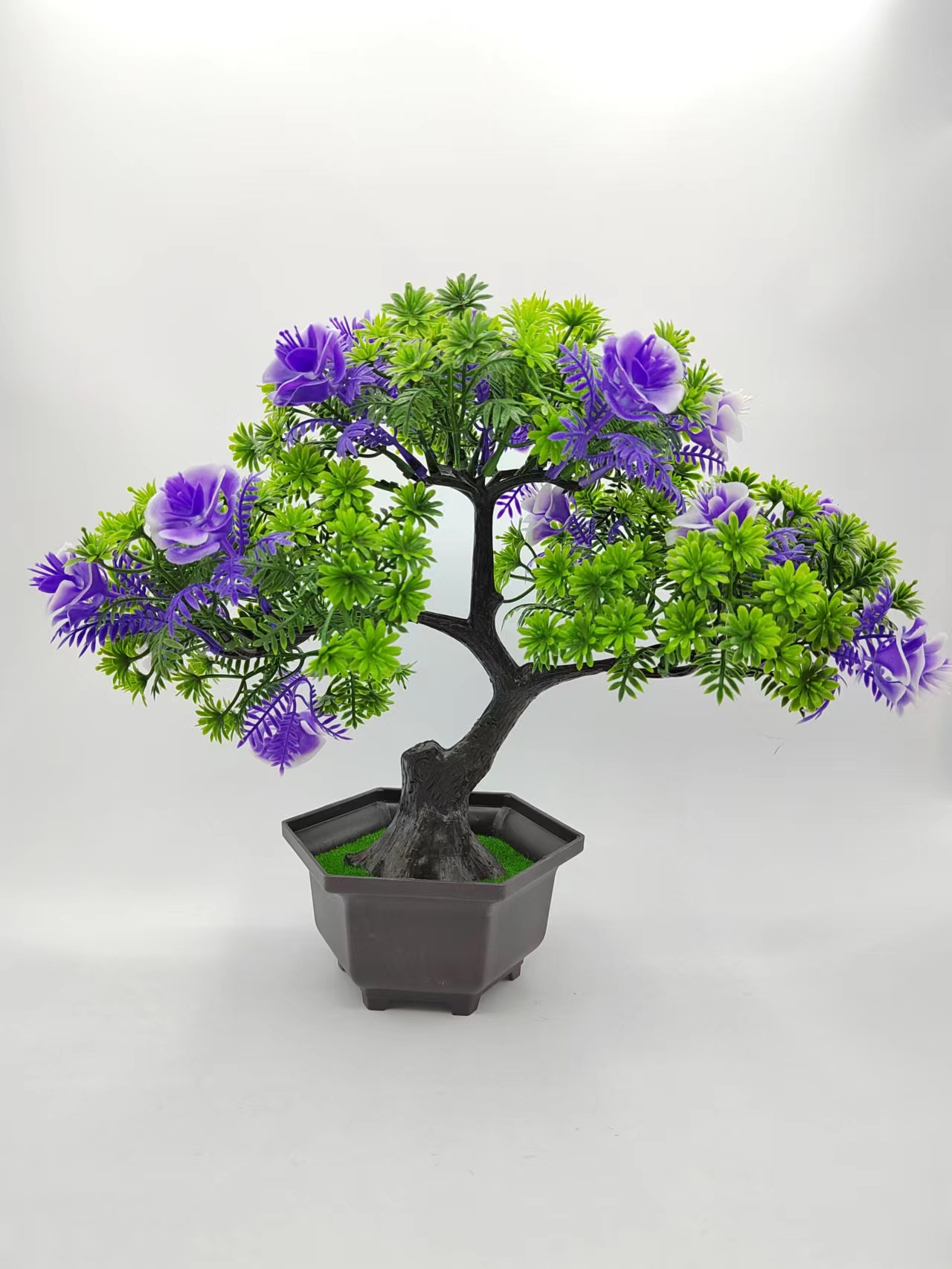 Hongsheng Simulation Process Creative Simulation Welcome Pine Home Green Plants Decoration Hotel Decoration Simulation Process Specification drawing