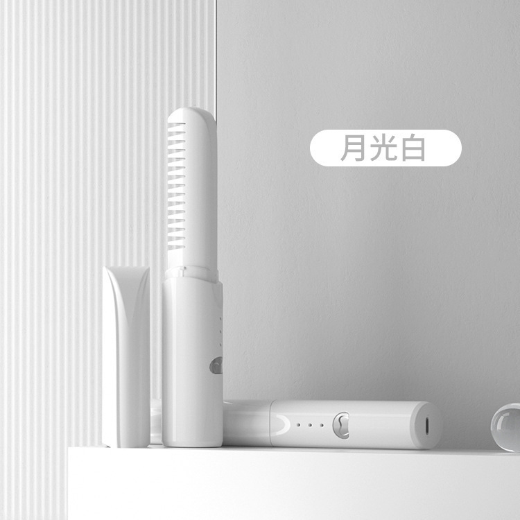 2024 الكسول ذو الشعر الأزرق والمستقيم المشغل بشحن جهاز USB اللاسلكي والمستقل، يجب أن يكون لديه التميمة ذات الشعر المستقيم والمتجعد details Picture