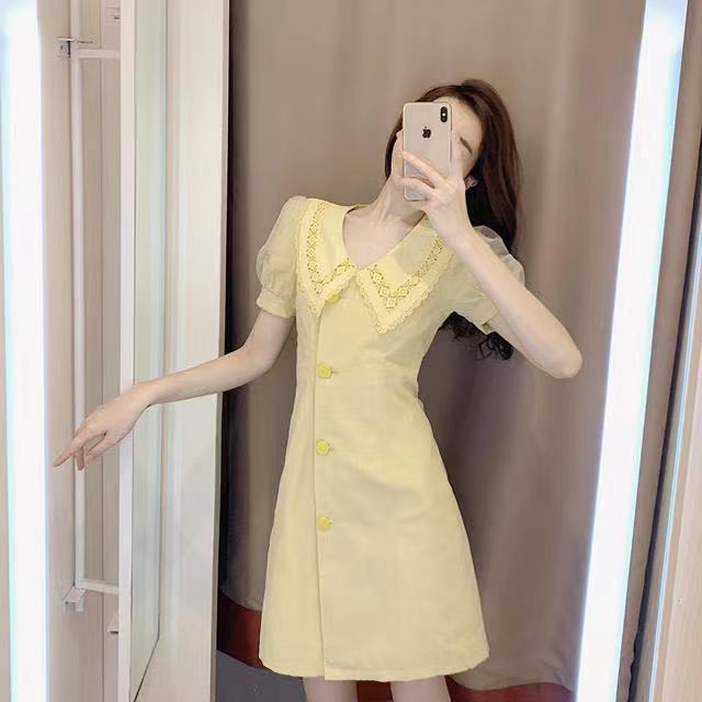 10789# New Summer Girl Korean-style elegant socialite style retro stunning slimming dress for petite girls Item Picture