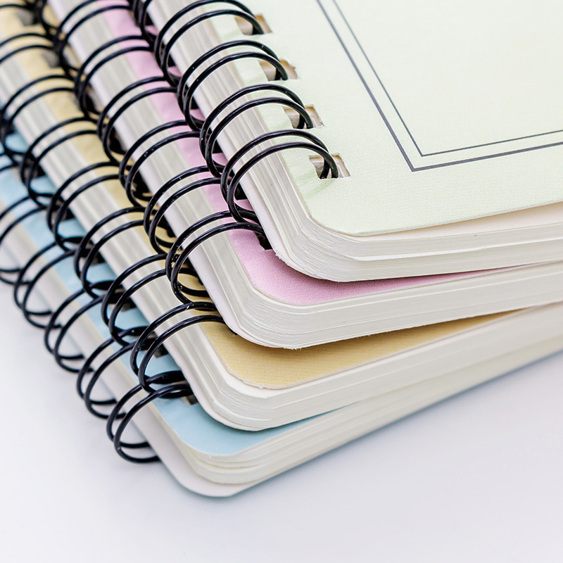 Fresh and clean A5 coil notebook, exercise book, office spiral notebook, candy-colored notepad, student stationery Application Scenario