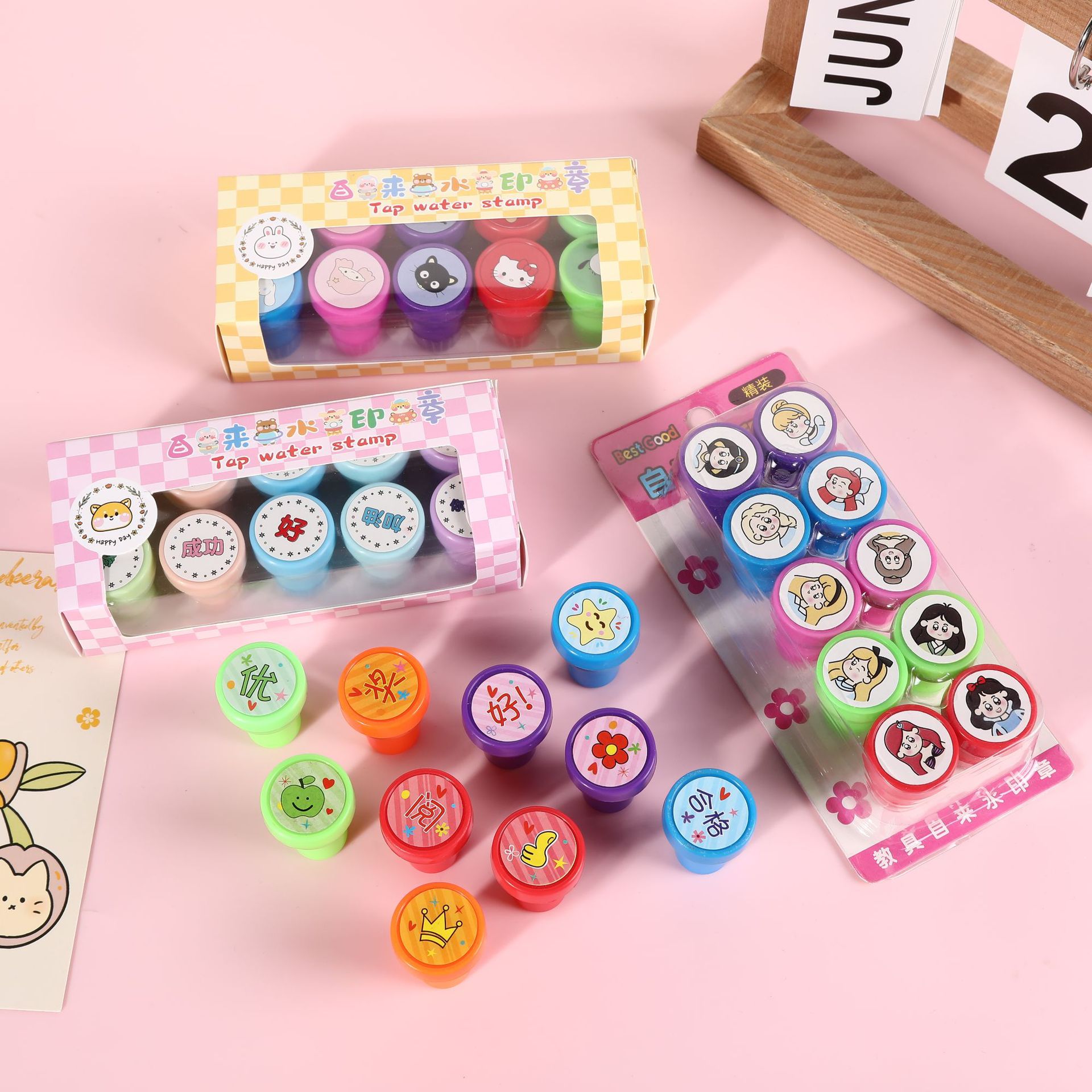 创意/独角鹿/钥匙扣儿童玩具/手账印章/印章产品图