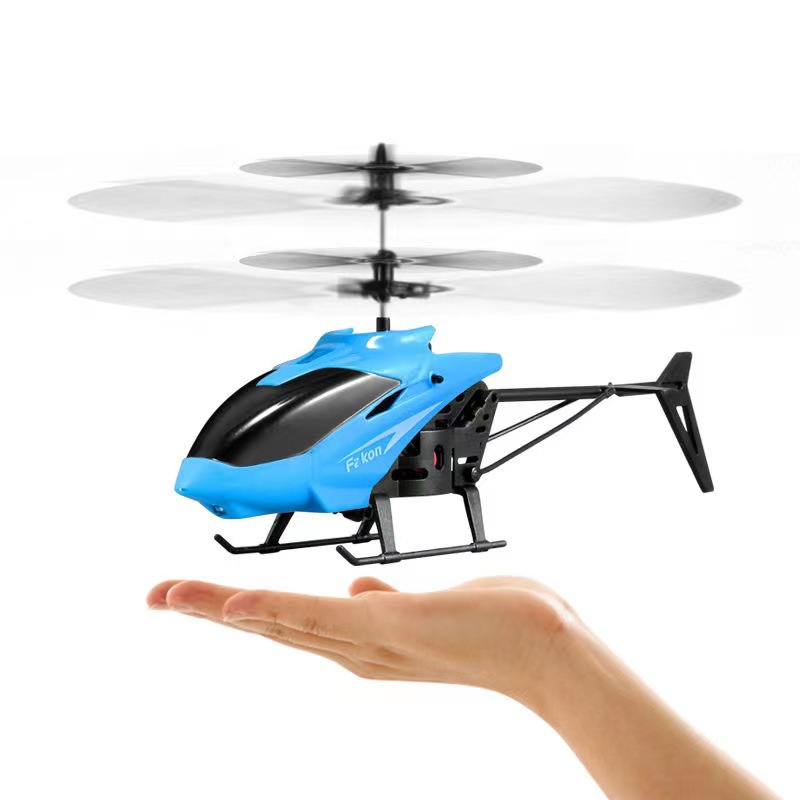 Charging remote control aircraft, induction two-way helicopter, indoor suspension, shock-resistant electric luminous boy street stall toys Item Picture