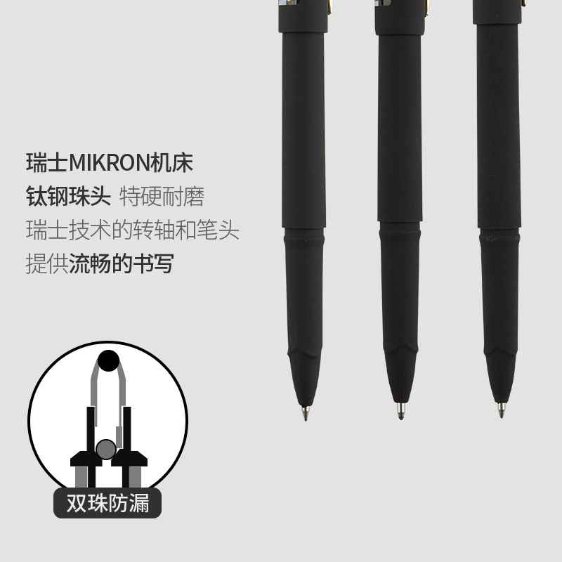 ويتعلم الطلاب قلم رصاص مقاوم للماء باستخدام قلم حبر جاف محايد من حبر الكربون Specification image