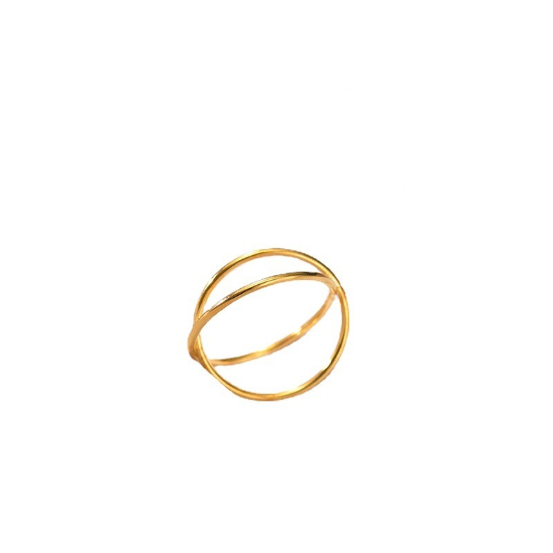 Southeast Asia Cross-Border Ring Set Gold Creative Hollow Temperament Matching Ring Personality Couple Ring Combination Item Picture