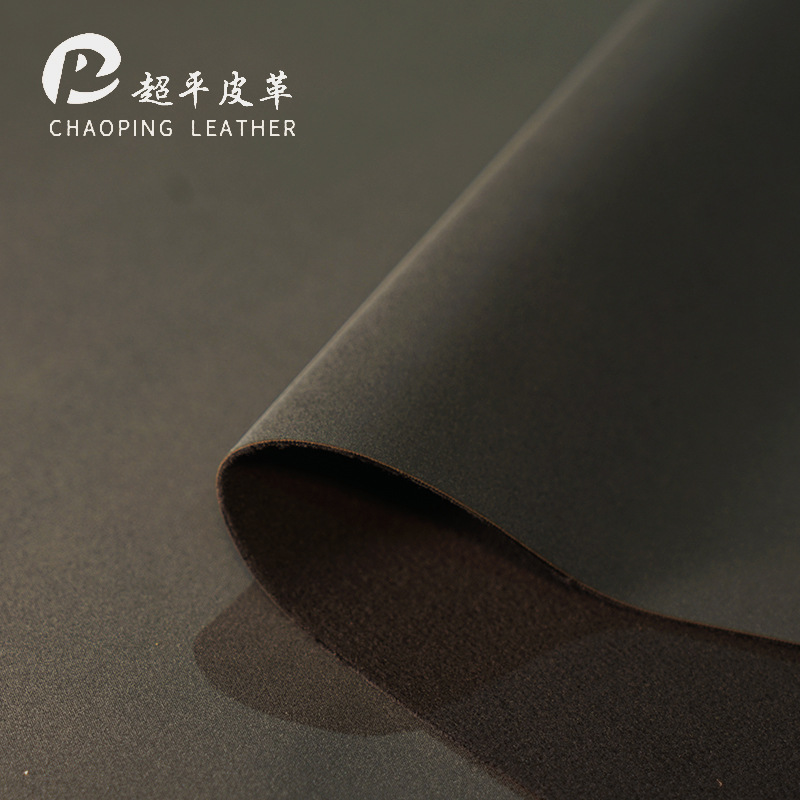 变色羊巴皮革/绒面pu热压产品图