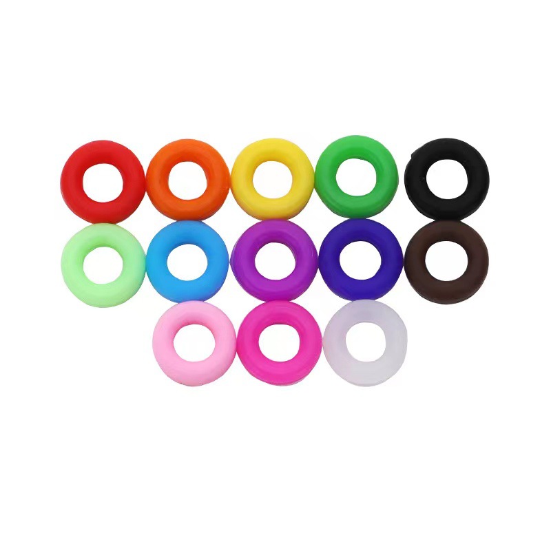 Eyewear accessories: Silicone anti-slip ear tips, silicone circle anti-slip rings, jelly-colored ear hooks, ear pads, and colorful wholesale Item Picture