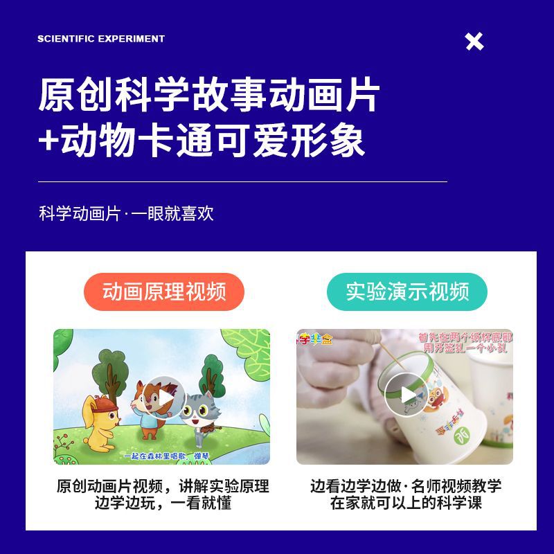 The dissemination of sound, kindergarten experiment, science experiment equipment, DIY model, primary school students' science and technology small making teaching AIDS Specification image