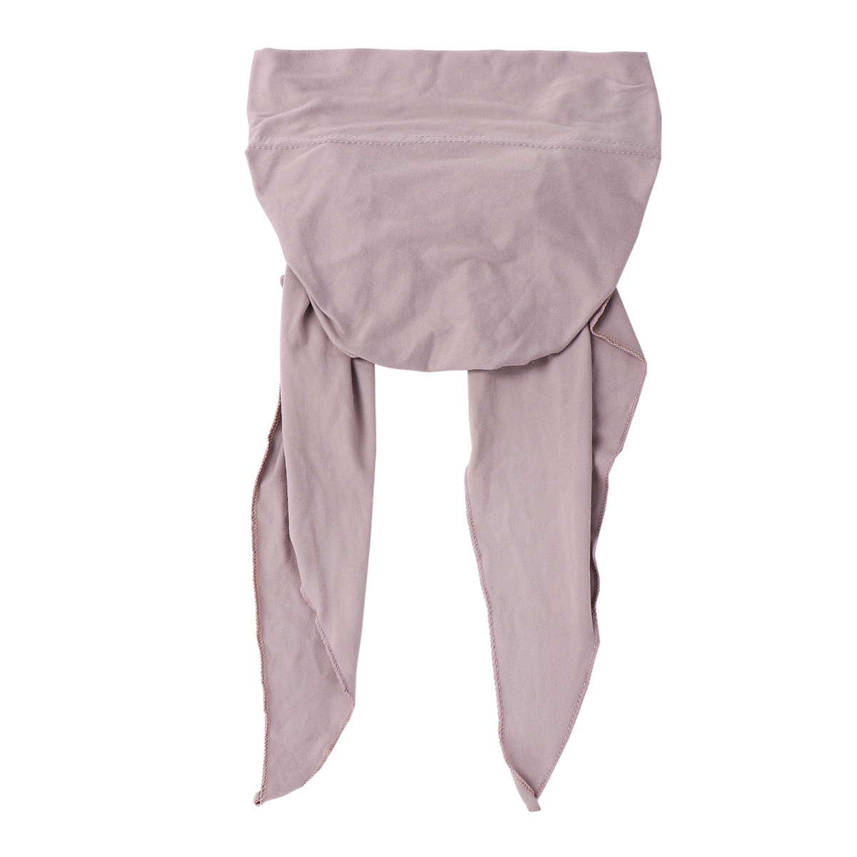 Aliexpress European and American new multi-color wide-brimmed headscarf hat, curved hat, solid color headscarf hat, cross-border Muslim women's hat Specification image